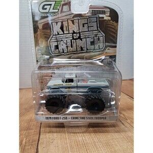 Greenlight Kings of Crunch 1970 Ford F-250 Crime Time State Trooper BQ1